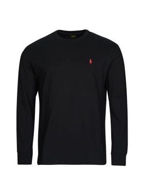 Polo majica sa dugačkim rukavima Polo Ralph Lauren crna
