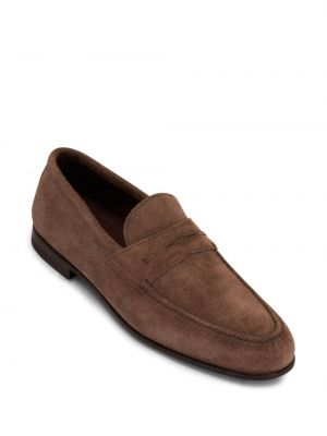 Seemisnahksed loafer-kingad Bontoni pruun