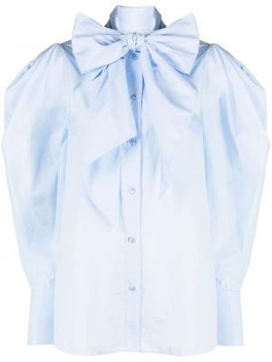 Памучна блуза с панделка Nina Ricci