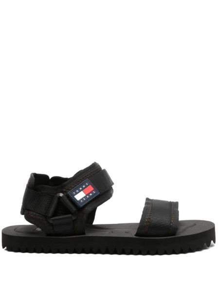 Tıknaz askılı sandalet Tommy Hilfiger siyah