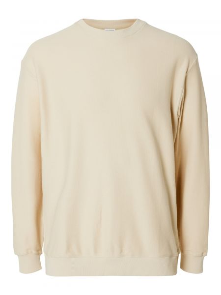 Sweatshirt Selected Homme beige