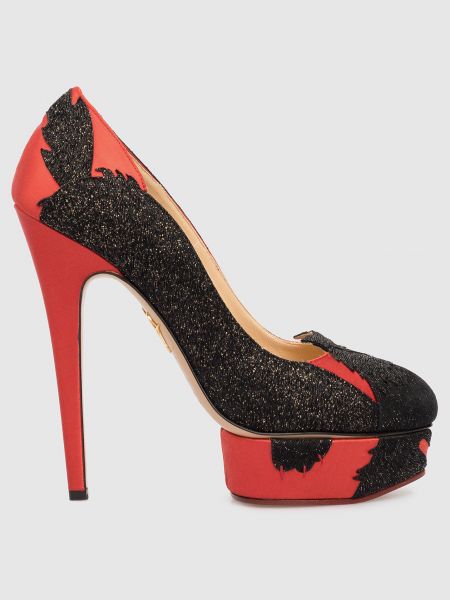 Червоні туфлі Charlotte Olympia