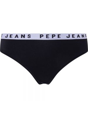 Черные стринги Pepe Jeans