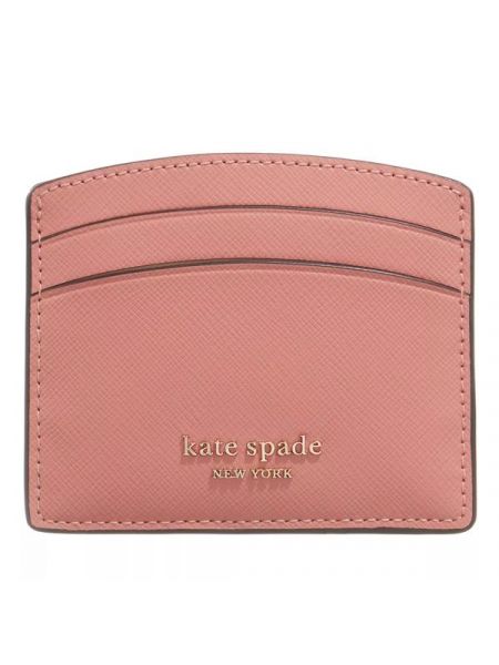 Кожаный кошелек Kate Spade New York розовый