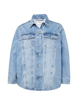 Bavlnená džínsová bunda Cotton On Curve modrá