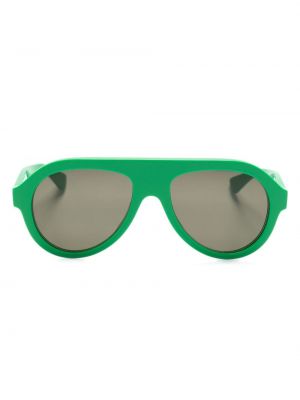 Okulary przeciwsłoneczne Bottega Veneta Eyewear zielone