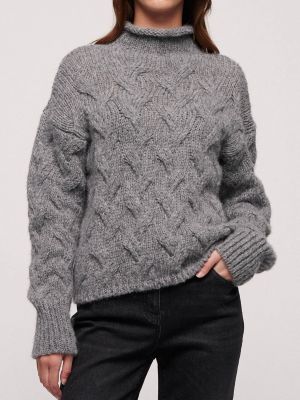 Серый пуловер Luisa Spagnoli