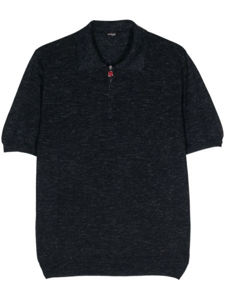 Poloshirt Kiton blau