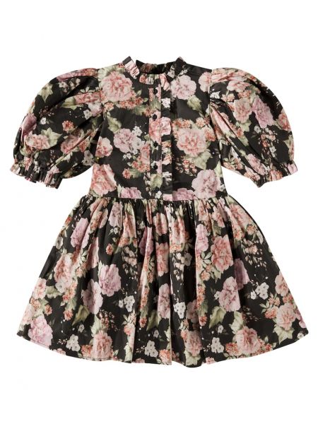 Floral bomull dress for jenter Petite Amalie