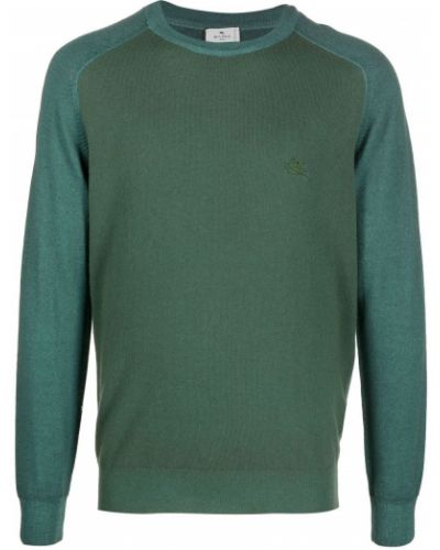 Вълнен пуловер Etro зелено