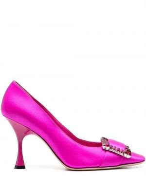 Krystaller pumps Sergio Rossi lilla