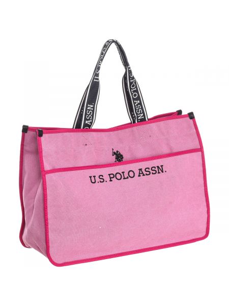 Shopperka U.s Polo Assn. różowa