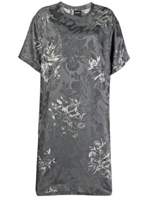 Trykt floral dress Aspesi grå