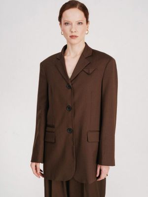 Пиджак Erika Cavallini коричневый