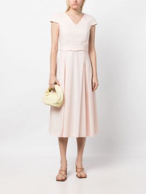 Kleid mit plisseefalten Paule Ka pink