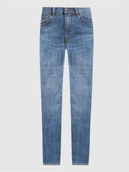 Сині джинси з потертостями Twin-set