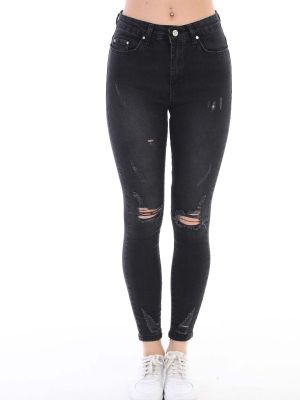 Slim fit skinny džíny Bi̇keli̇fe černé