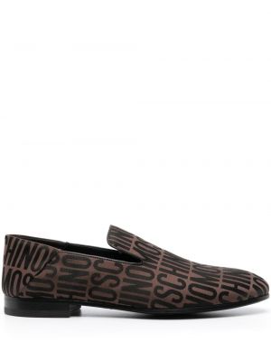 Loafers Moschino brun