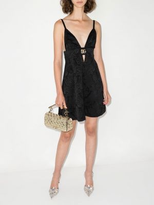 Mini šaty Dolce & Gabbana černé