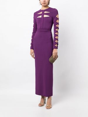 Koktejlové šaty Elie Saab fialové