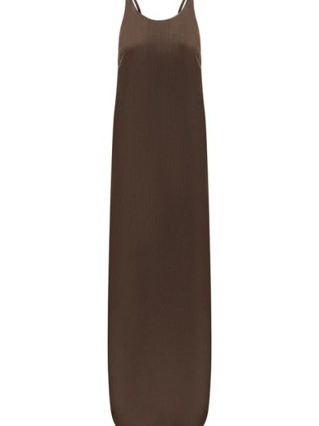 Платье Brunello Cucinelli коричневое