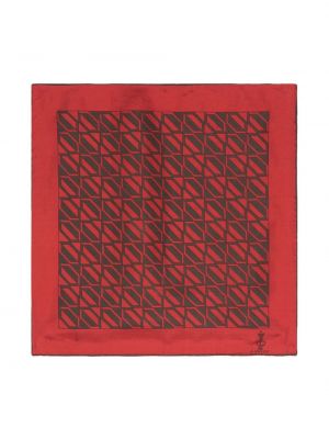 Echarpe en soie à imprimé à motifs abstraits Lanvin Pre-owned