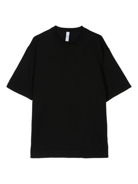 Marškinėliai apvaliu kaklu Cfcl juoda