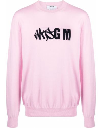 Jersey de tela jersey Msgm rosa
