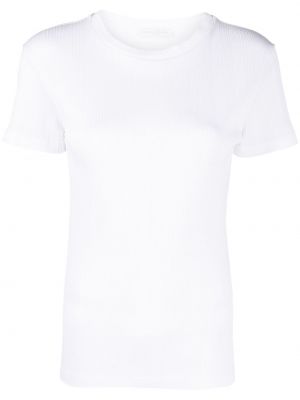 T-shirt con scollo tondo Fabiana Filippi bianco