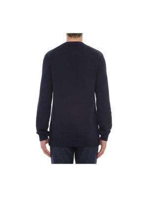 Sweter z okrągłym dekoltem Moschino niebieski