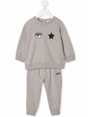 Joggedress for jenter Chiara Ferragni Kids grå