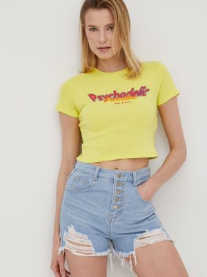 Local Heroes t-shirt női, sárga