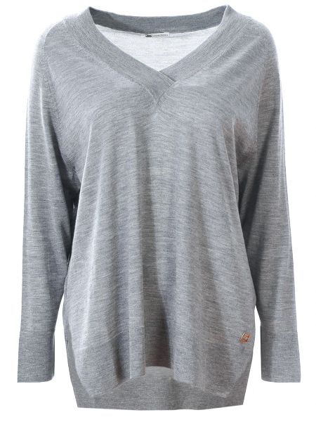 Кашемировый пуловер Colombo серый