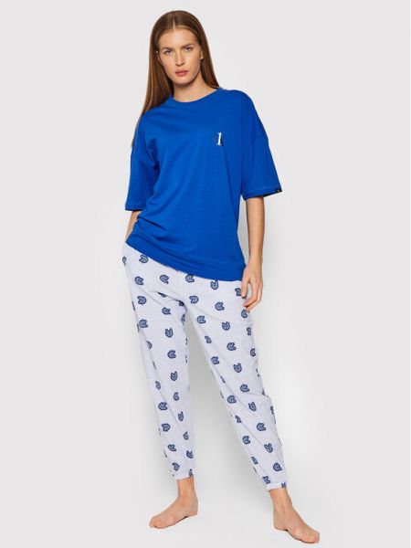 Piżama Calvin Klein Underwear, niebieski