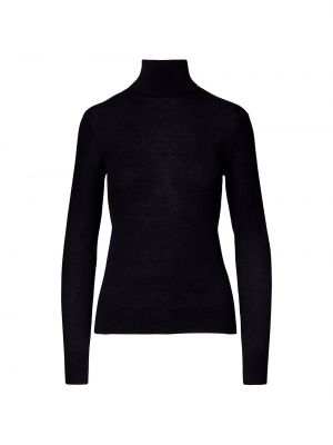 Кашемировый свитер с высоким воротником в культовом стиле Ralph Lauren Collection черный