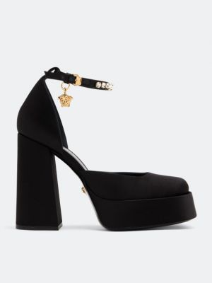 Туфли на платформе Versace черные