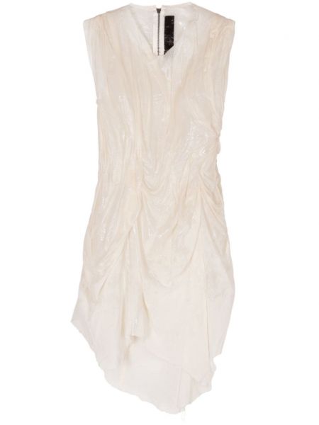 Asimetriškas suknele Elena Velez balta