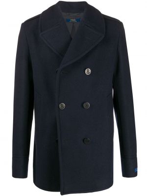 Płaszcz Polo Ralph Lauren niebieski