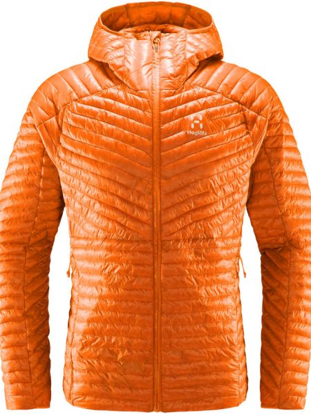 Стеганая куртка Haglöfs оранжевая
