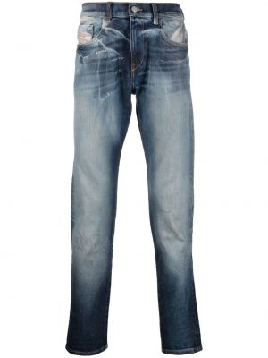 Slank stretch jeans Diesel blå