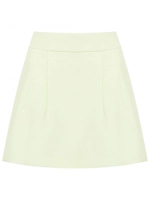 Mini sukně na zip z polyesteru Olympiah - zelená