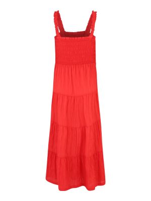 Dlouhé šaty Gap Tall červená