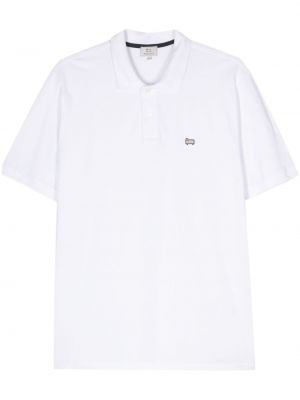 Поло тениска Woolrich бяло