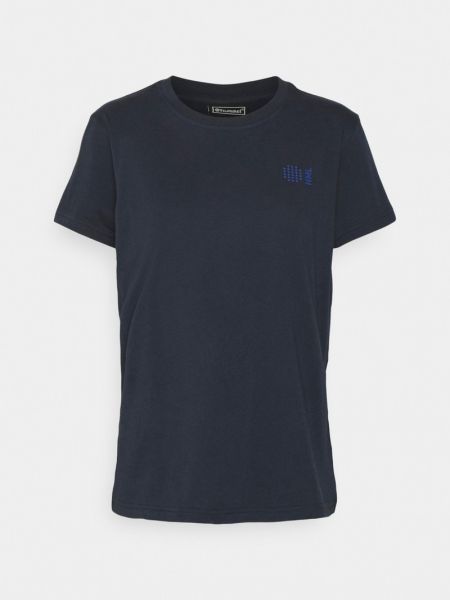 Koszulka z nadrukiem Hummel niebieska
