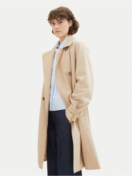 Trench large Tom Tailor beige