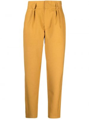 Plisované kalhoty Labrum London žluté