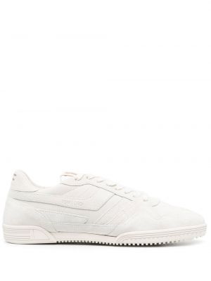 Semsket skinn sneakers Tom Ford