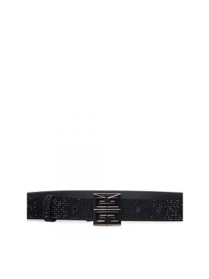 Pasek w paski Givenchy czarny