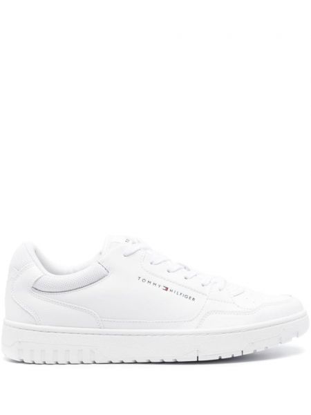 Læder sneakers Tommy Hilfiger hvid