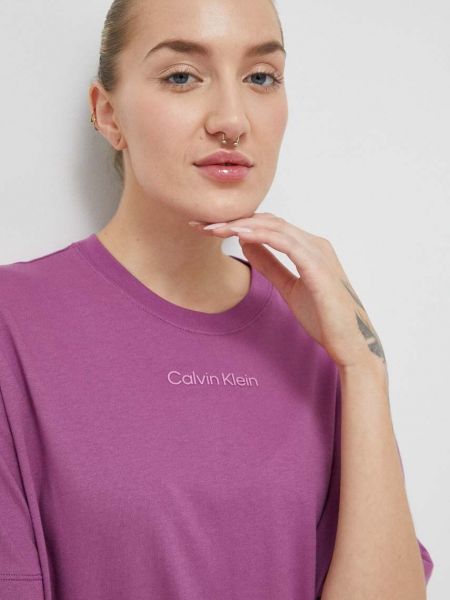 Calvin Klein Performance sportos póló Essentials lila